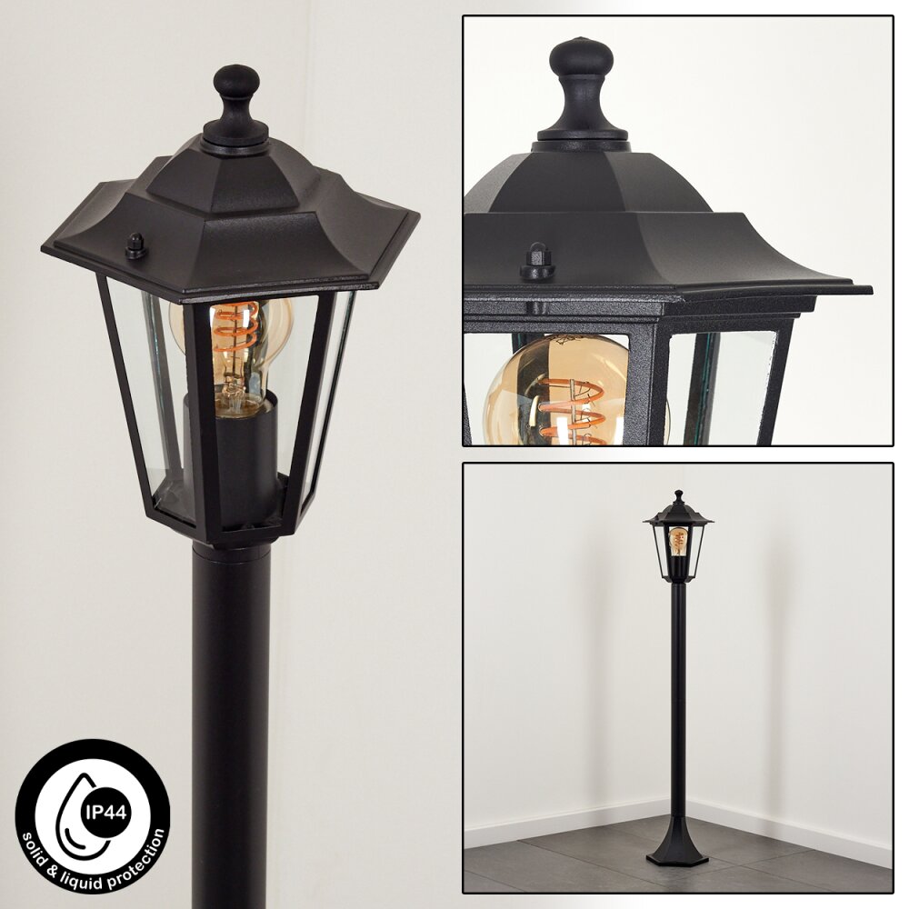 Loria Wegeleuchte Schwarz, 1-flammig main product photo