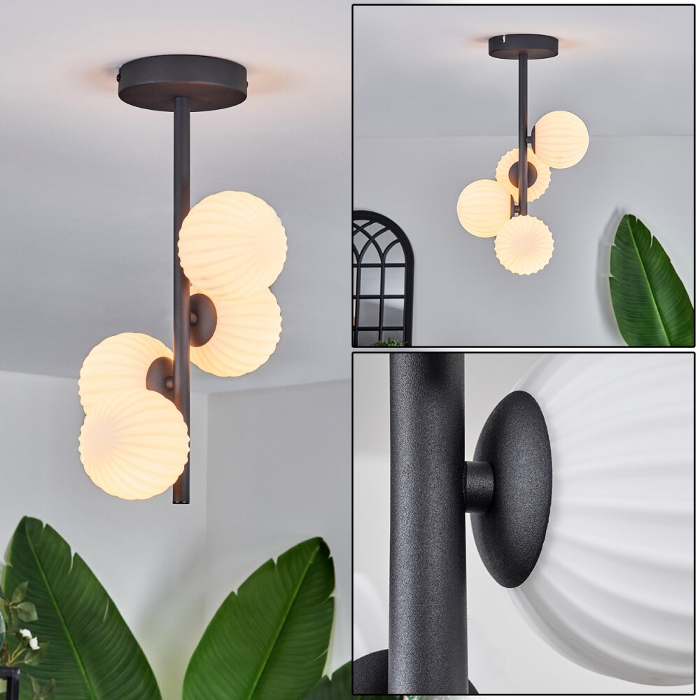 Chehalis Deckenleuchte Glas 10 cm Weiß, 4-flammig main product photo