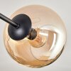 Koyoto Deckenleuchte Glas 15 cm Bernsteinfarben, Klar, 6-flammig