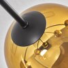 Koyoto Deckenleuchte Glas 15 cm Gold, Klar, 6-flammig