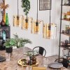 Parane Hängeleuchte Glas 20 cm Bernsteinfarben, 4-flammig