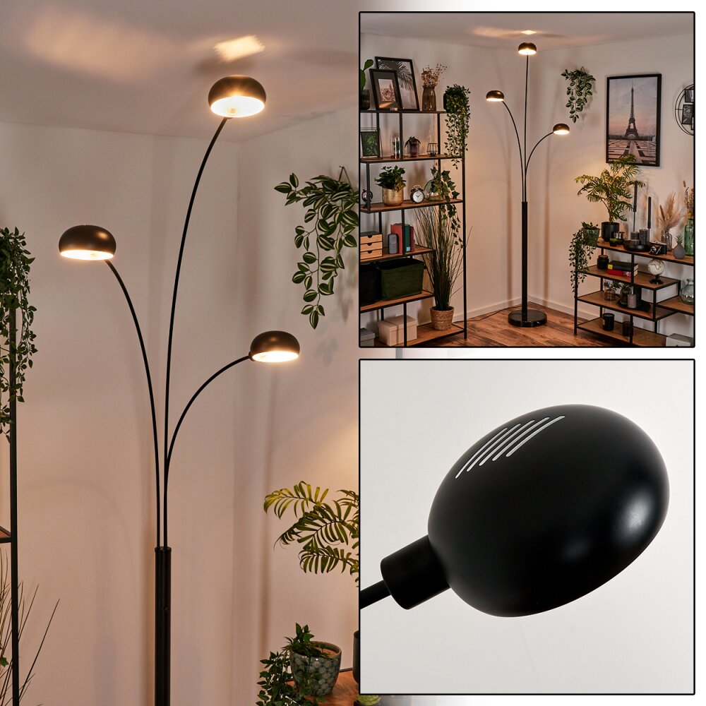 Nikkala Stehleuchte Schwarz, 3-flammig main product photo