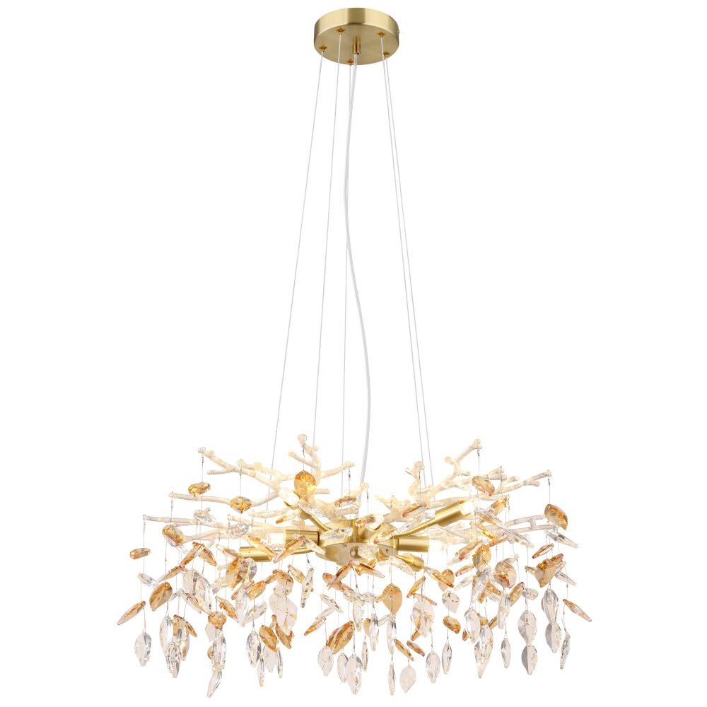 Globo DANNA Kronleuchter Gold, 8-flammig main product photo