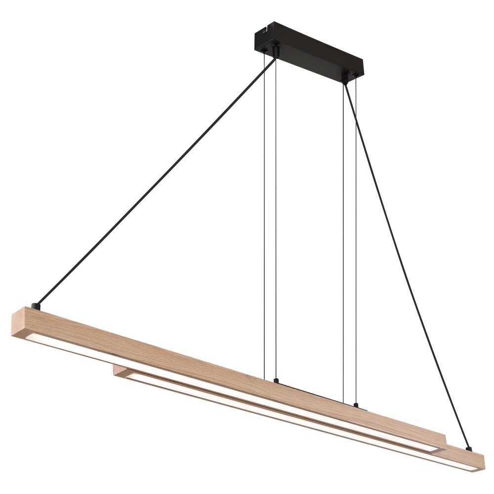 Globo GREKKIE Hängeleuchte LED Schwarz, 1-flammig, Fernbedienung main product photo