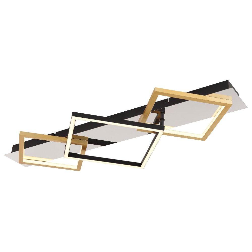 Globo LESINA Deckenleuchte LED Chrom, Gold, Schwarz, Weiß, 1-flammig main product photo