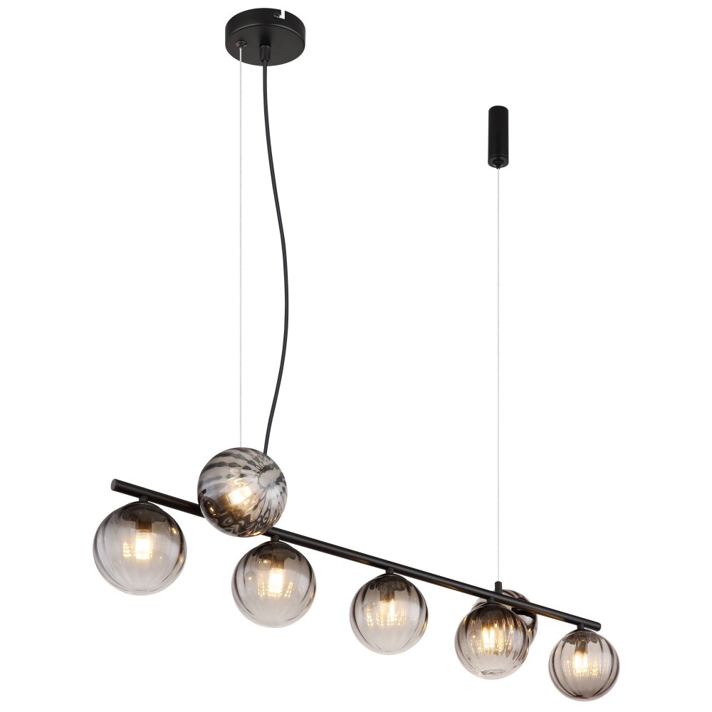 Globo DALLERTA Hängeleuchte Schwarz, 7-flammig main product photo