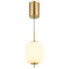 Globo EWALD Hängeleuchte LED Messing, 1-flammig