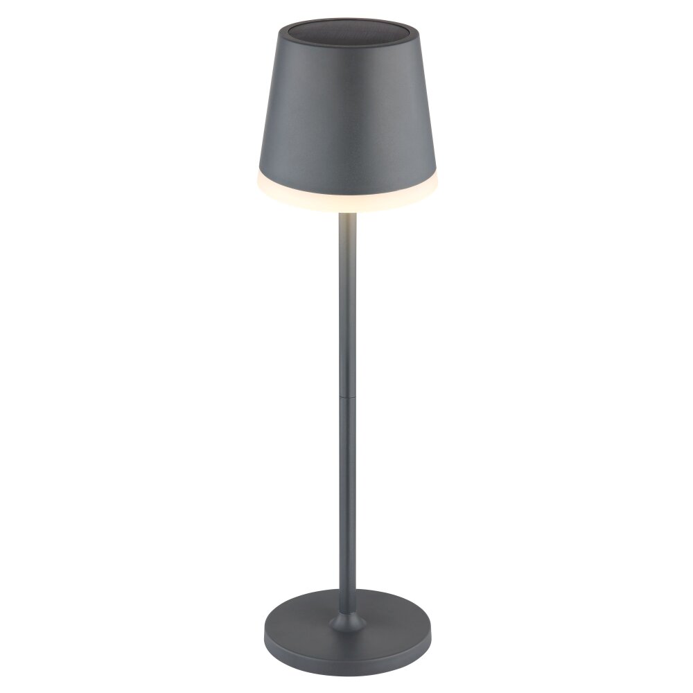 Globo SOLAR Tischleuchte LED Anthrazit, Weiß, 1-flammig main product photo