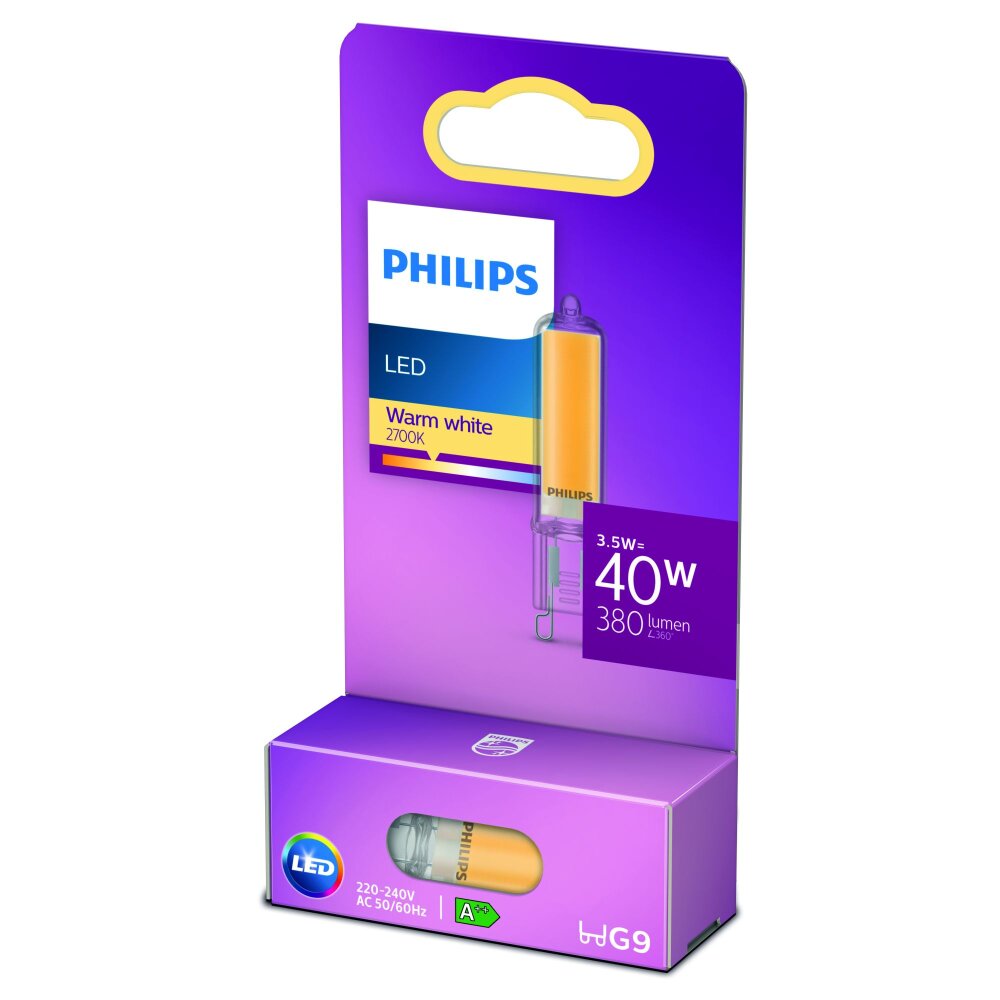 Philips LED G9 3,5 Watt 2700 Kelvin 400 Lumen main product photo