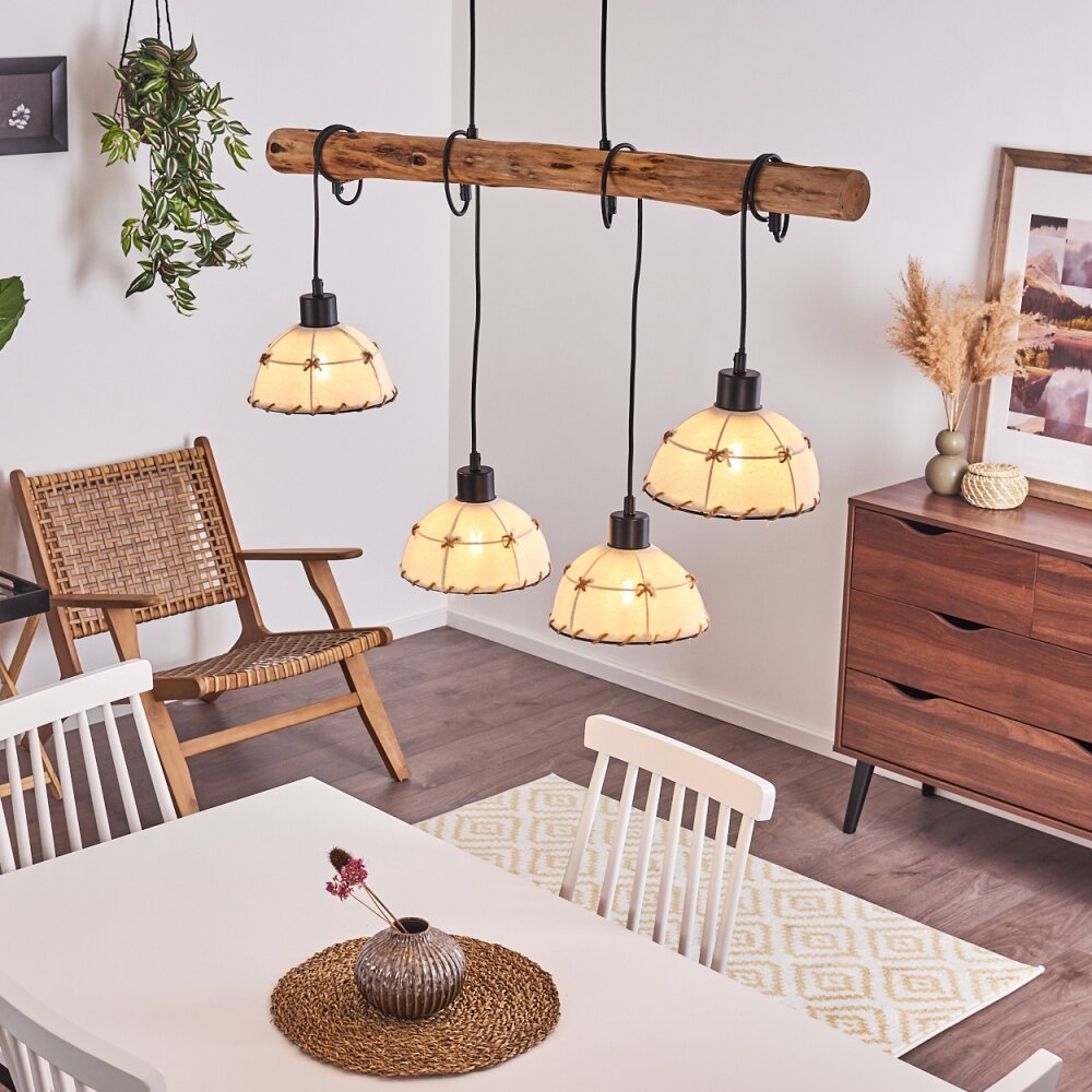 Rarasi Pendelleuchte Schwarz, 4-flammig main product photo