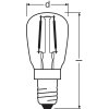 OSRAM 2er Set LED Special E14 1,3 Watt 2700 Kelvin 110 Lumen