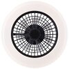 Brilliant Badria Deckenventilator LED Schwarz, 1-flammig, Fernbedienung