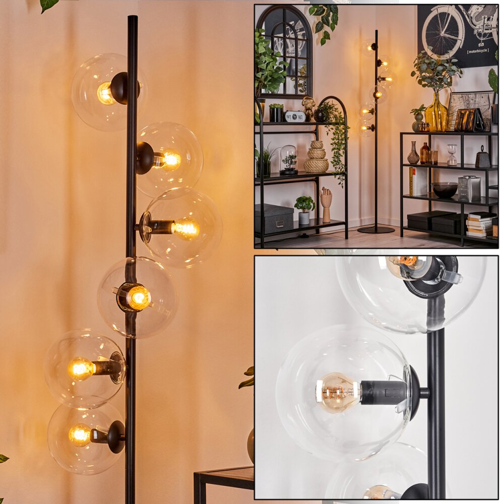 Gastor Stehleuchte Glas 15 cm Klar, 6-flammig main product photo