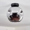 Ripoll Deckenleuchte Glas 25 cm Chrom, 1-flammig