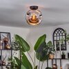 Ripoll Deckenleuchte Glas 25 cm Chrom, 1-flammig
