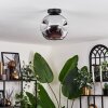 Ripoll Deckenleuchte Glas 25 cm Chrom, 1-flammig