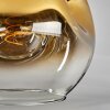 Ripoll Deckenleuchte Glas 25 cm Gold, Klar, 1-flammig
