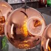 Ripoll Hängeleuchte Glas 30 cm Kupferfarben, 3-flammig