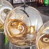 Ripoll Hängeleuchte Glas 30 cm Schwarz, 3-flammig