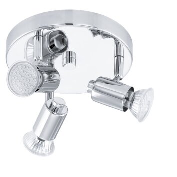 Eglo Rosaro 1 Wandleuchte LED Chrom, 3-flammig Eglo Rosaro 1 Wandleuchte LED Chrom, 3-flammig