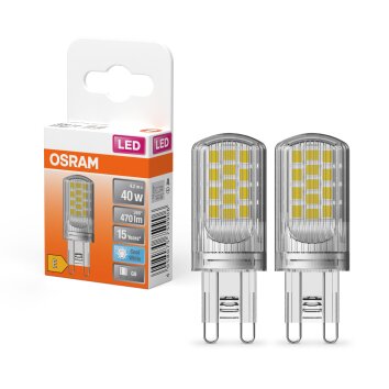 Osram LED G9 2er Set  4,2 Watt 4000 Kelvin 470 Lumen