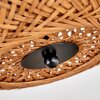 Bauro Deckenleuchte 30 cm Schwarz, 2-flammig