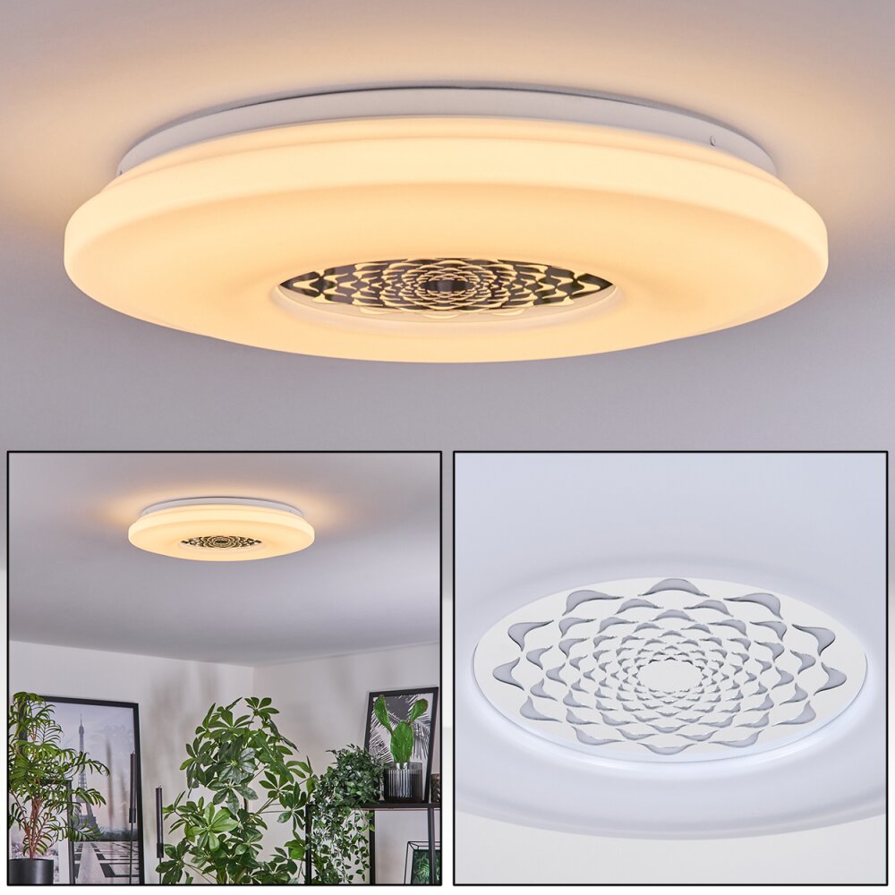 Kaas Deckenleuchte LED Chrom, Weiß, 1-flammig main product photo