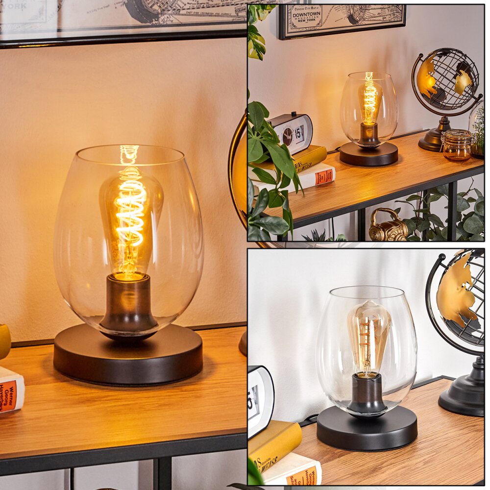 Koyoto Tischleuchte Glas 15 cm Klar, 1-flammig main product photo