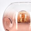Ripoll Tischleuchte Glas 15 cm Schwarz, 1-flammig