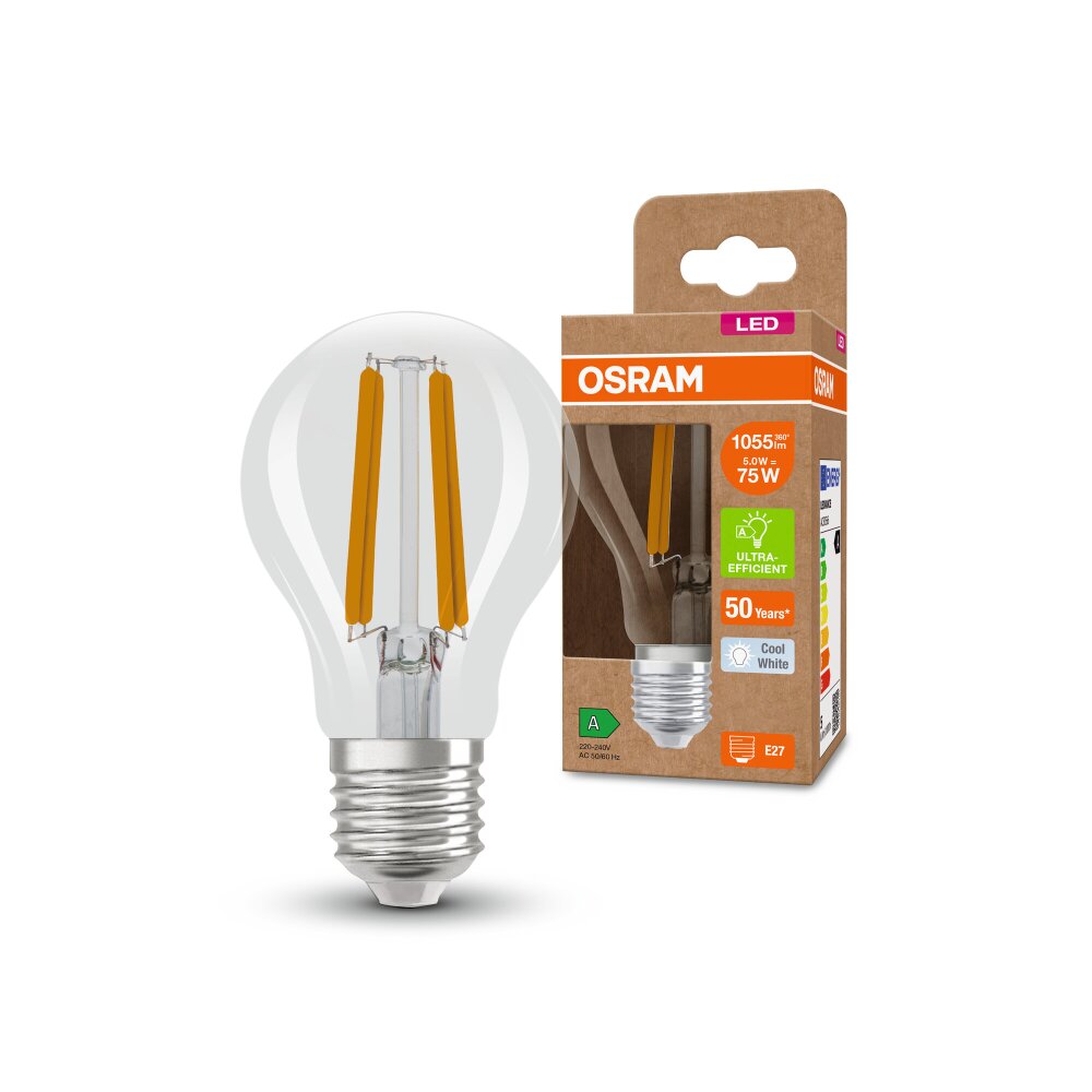 OSRAM LED Classic E27 5 Watt 1055 Lumen 4000 Kelvin main product photo