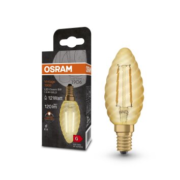 OSRAM Vintage 1906 LED E14 1,5 Watt 120 Lumen 2400 Kelvin