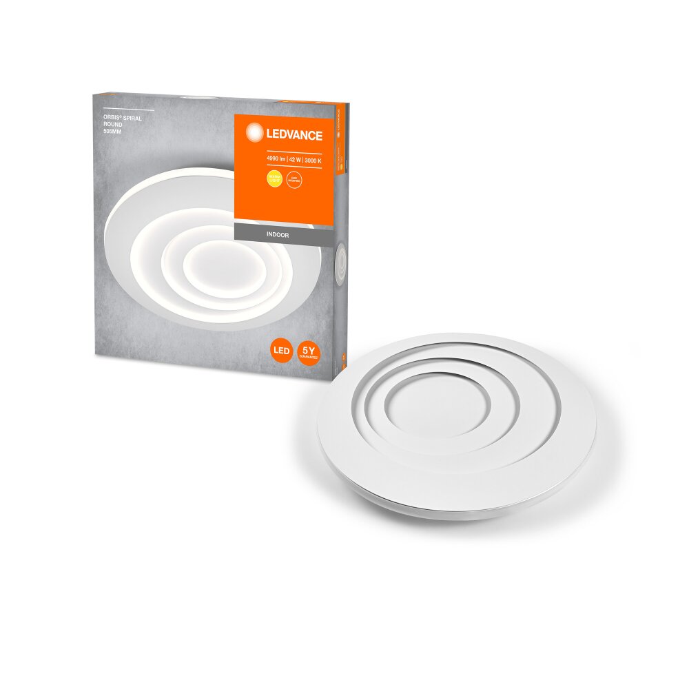 LEDVANCE Orbis Deckenleuchte Weiß, 1-flammig main product photo