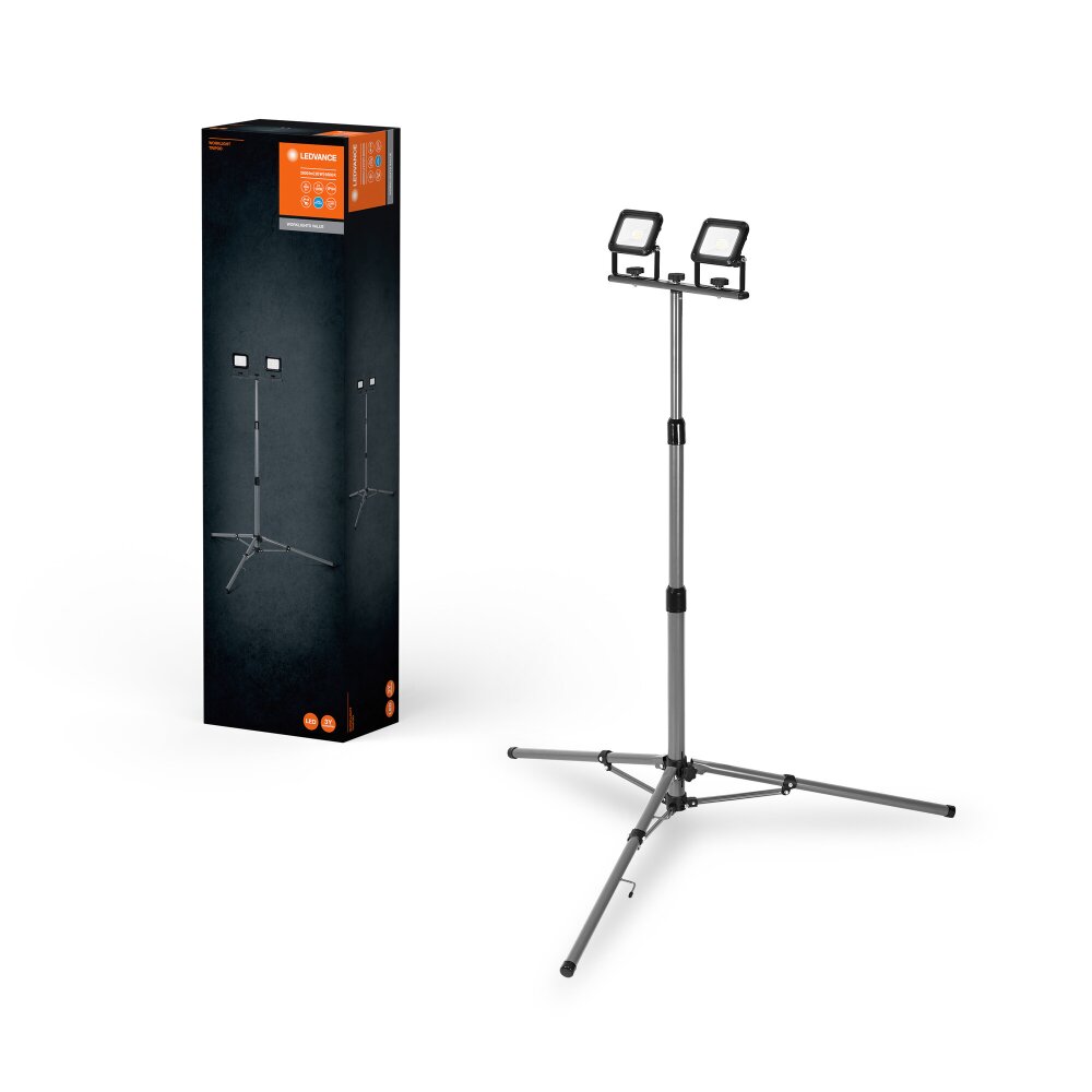 LEDVANCE Led Worklight Baustrahler Grau, Schwarz, 1-flammig main product photo