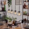 Ripoll Pendelleuchte Glas 15cm Schwarz, 4-flammig
