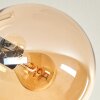Gastor Deckenleuchte Glas 15 cm Schwarz, 8-flammig