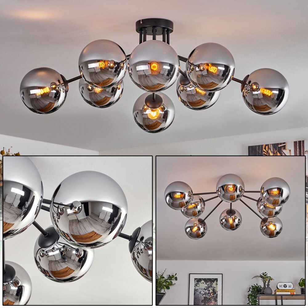 Gastor Deckenleuchte Glas 15 cm Chrom, 8-flammig main product photo
