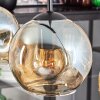 Ripoll Pendelleuchte Glas 15 cm Bernsteinfarben, 4-flammig