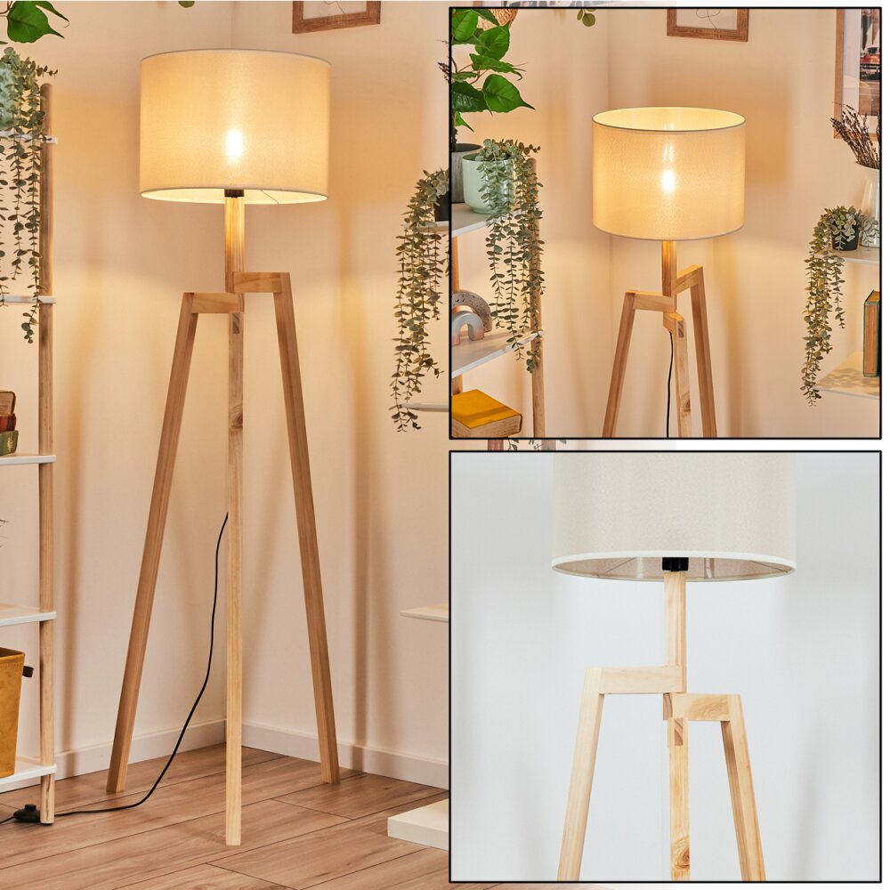 Bassagoda Stehleuchte Naturfarben, 1-flammig main product photo
