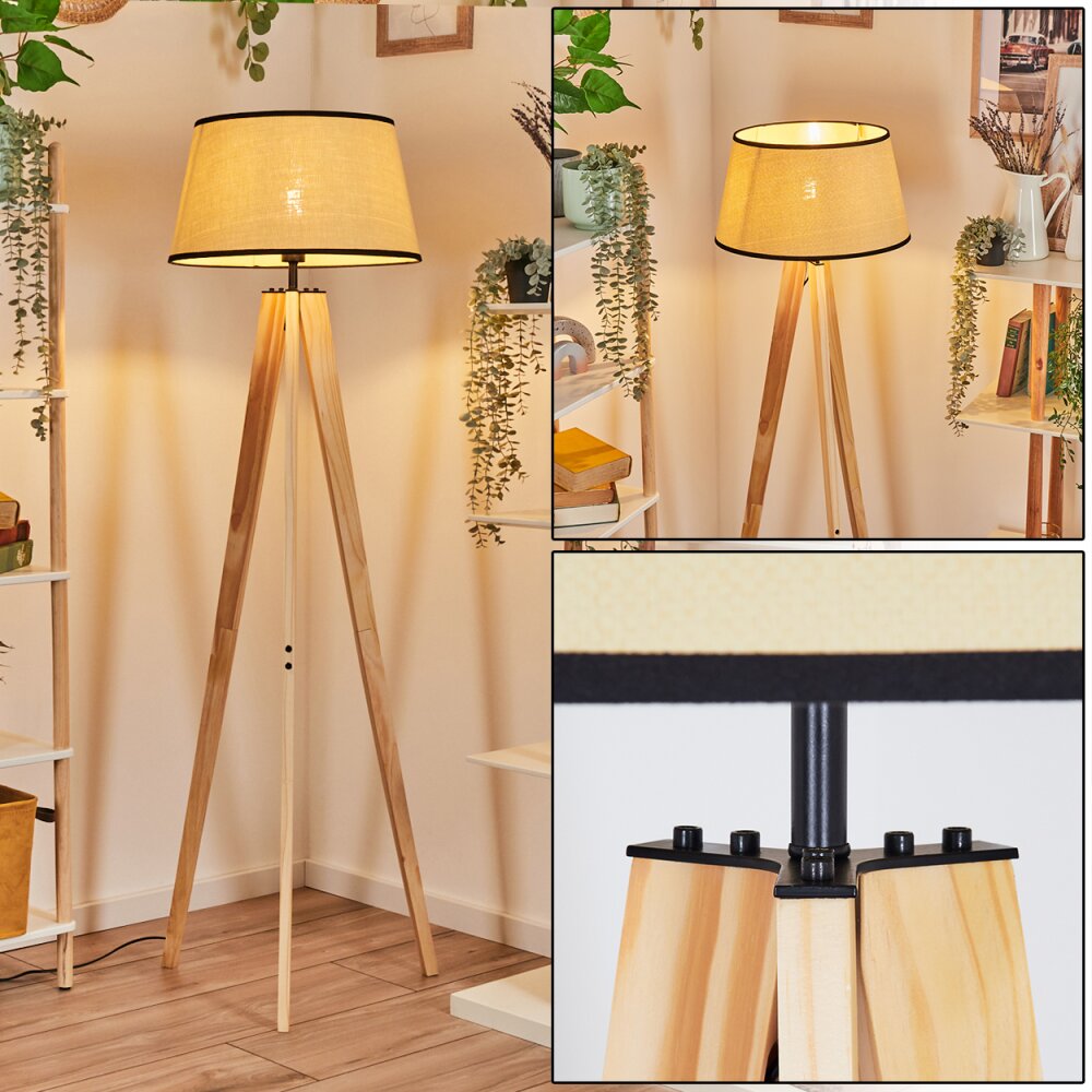 Chellas Stehleuchte 45 cm Naturfarben, 1-flammig main product photo