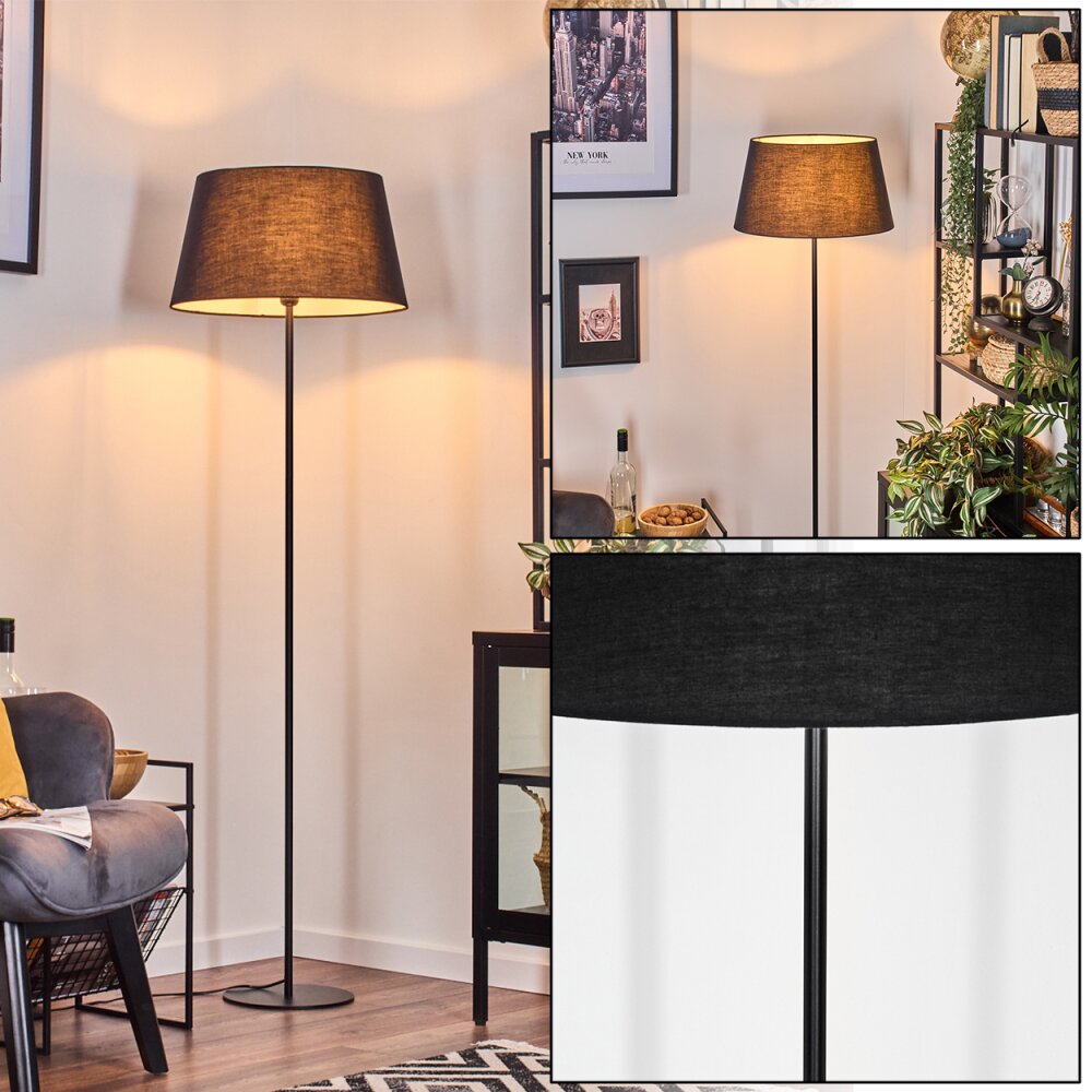 Bassagoda Stehleuchte 45 cm Schwarz, Weiß, 1-flammig main product photo