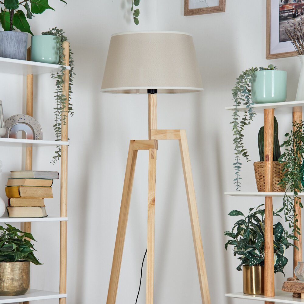 Bassagoda Stehleuchte 45 cm Naturfarben, 1-flammig