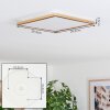 Storselet Deckenpanele LED Gold, 1-flammig