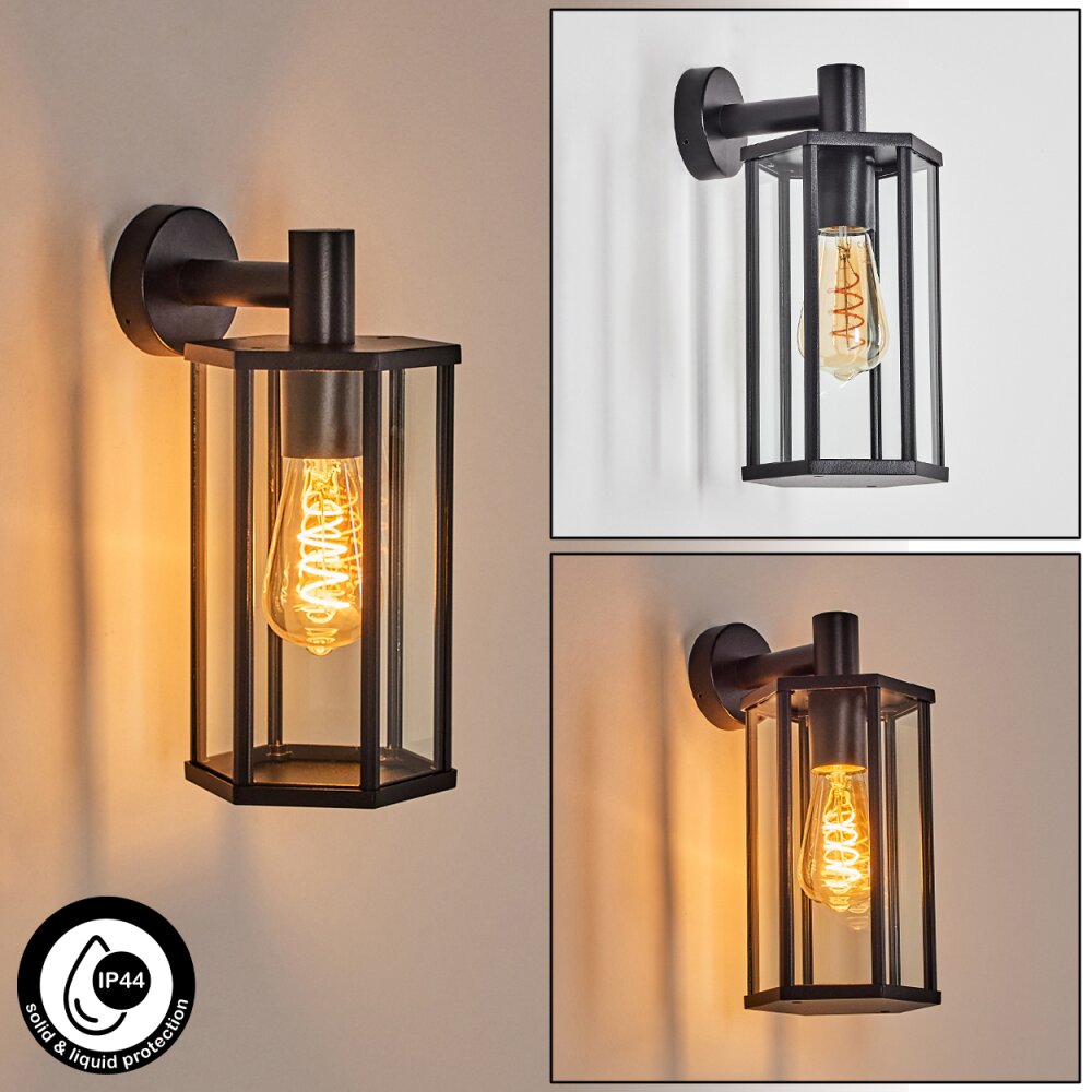 Monfanim Aussenwandleuchte Schwarz, 1-flammig main product photo