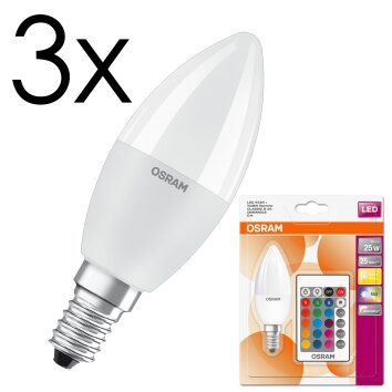 LED E14 3er Set 4,5 Watt 2700 Kelvin 250 Lumen