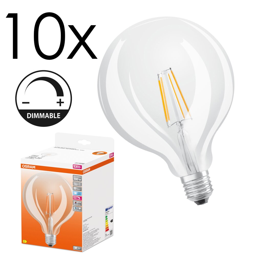 LED E27 10er Set 11 Watt 4000 Kelvin 1521 Lumen main product photo