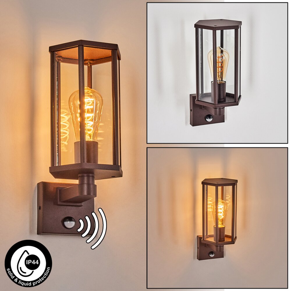 Monfanim Außenwandleuchte Rostfarben, 1-flammig main product photo