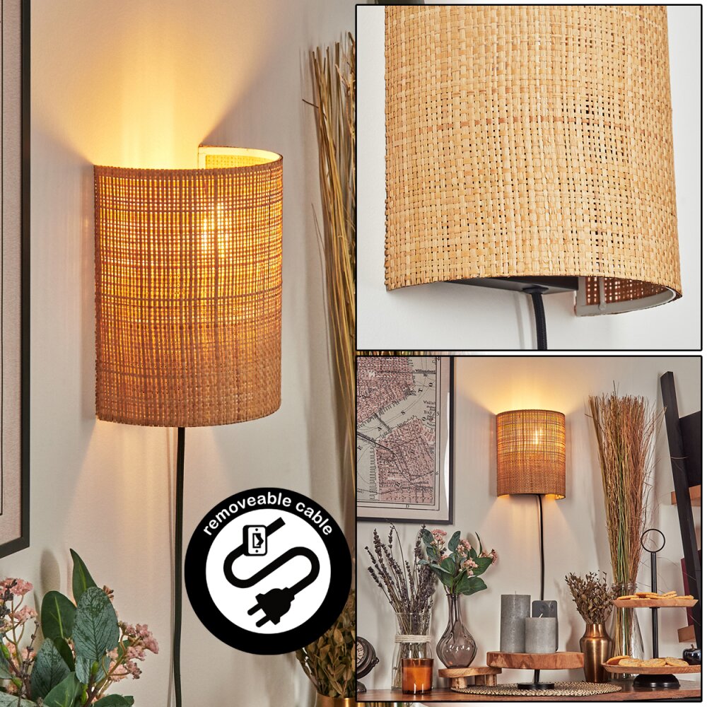 Labrujo Wandleuchte Schwarz, 1-flammig main product photo
