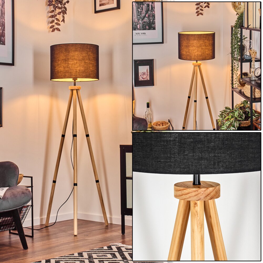 Bassagoda Stehleuchte Naturfarben, 1-flammig main product photo