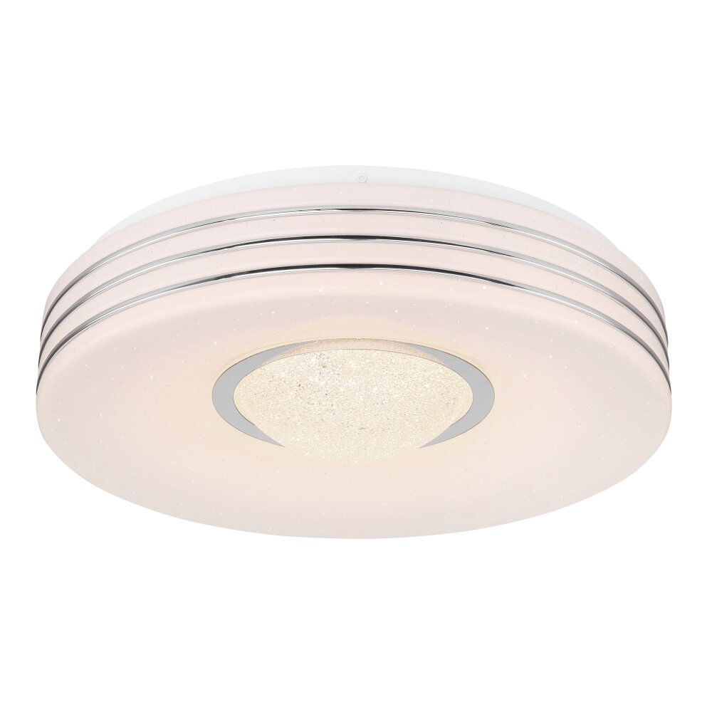 Globo MEFFA Deckenleuchte LED Weiß, 1-flammig, Fernbedienung main product photo