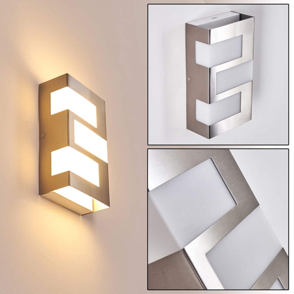 Lannion Außenwandleuchte LED Edelstahl, 3-flammig main product photo